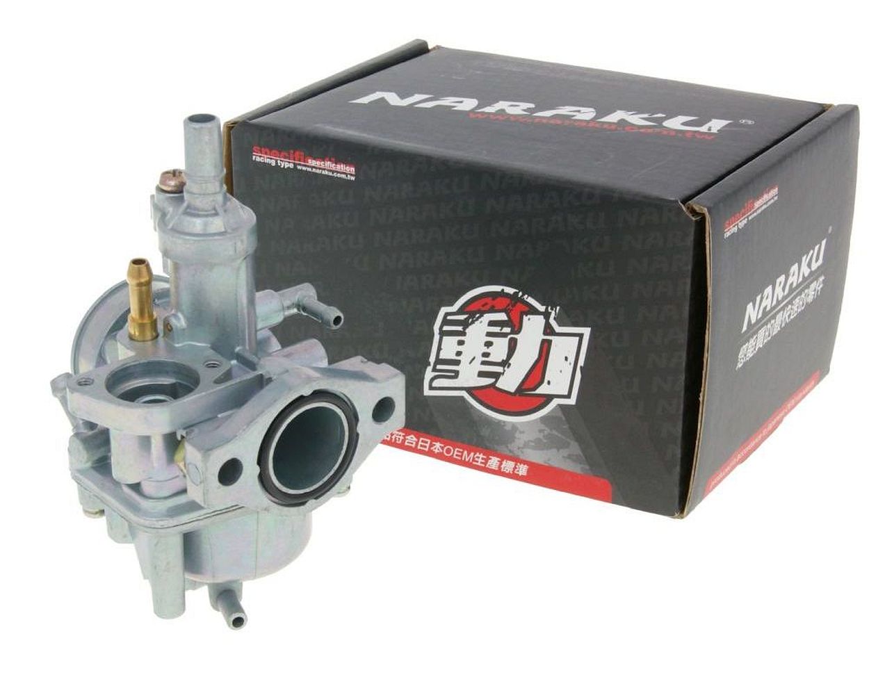 Carburatore Naraku 17,5mm E-Choke per Kymco-Super 8 50 2-Tempi