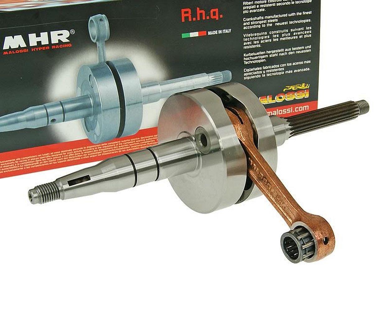 Malossi Mhr Team Rhq 80mm 10mm Crankshaft For Rex Rex 50 Rexy 50 Scooter 50 Ebay