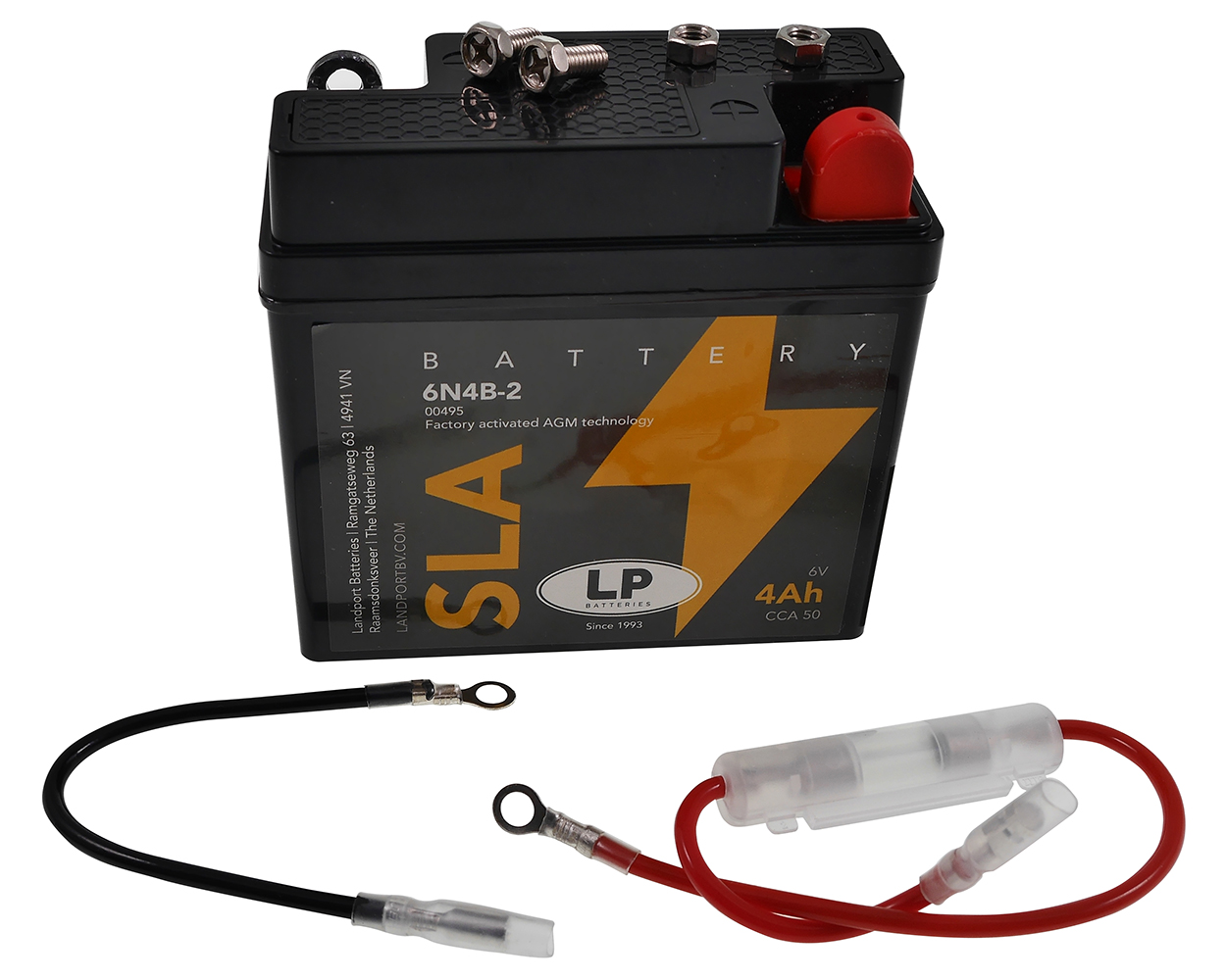 Batterie LANDPORT 6N4B-2 A 6 V 4 Ah SLA wartungsfrei