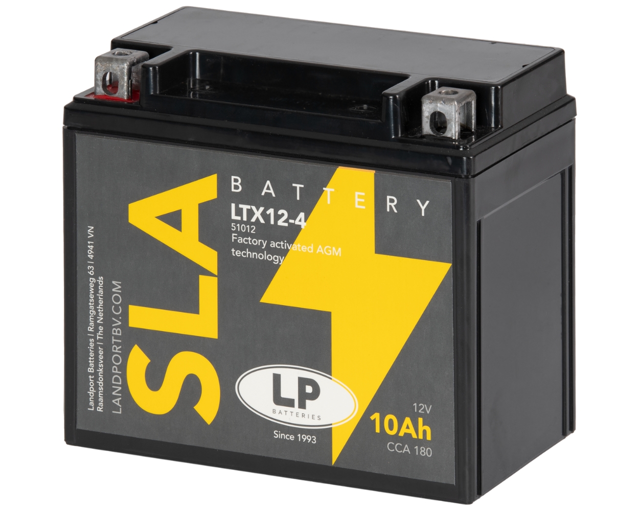 Batterie LANDPORT LTX12-4 12 V 10 Ah, 150x87x130 mm