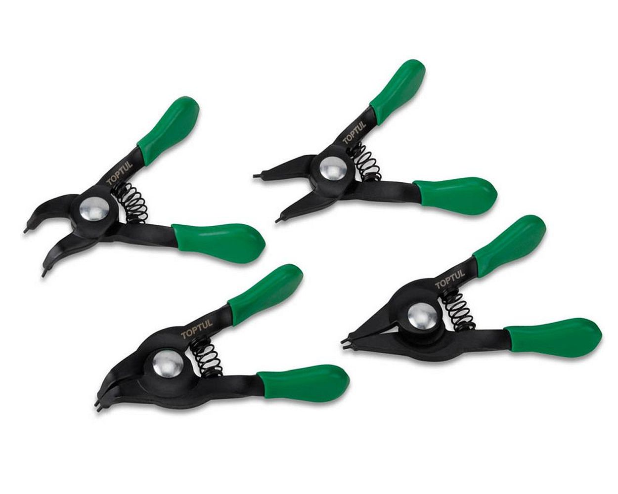 Seegering Zangenset TOPTUL, 4-teilig, Mini (d10-22 mm) Werkzeug
