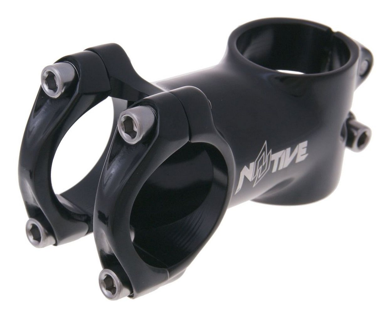 Vorbau XC kaltgeschmiedet AL2014 31,8 mm Ext 60 mm schwarz für Fahrrad, Mountainbike, E-Bike