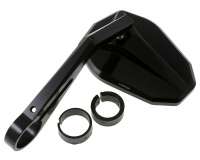 Spiegel HIGHSIDER Victory, schwarz, 7/8 / 1 Zoll Lenker mit ABE Roller, Motorrad, Quad, Moped