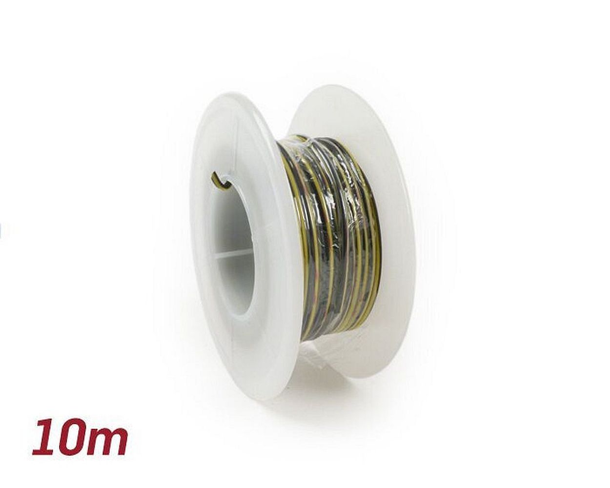 Elektrokabel BGM schwarz gelb, 0, 85 mm 10m Universal Roller Motorrad Moped Quad KFZ Auto Stromleitung