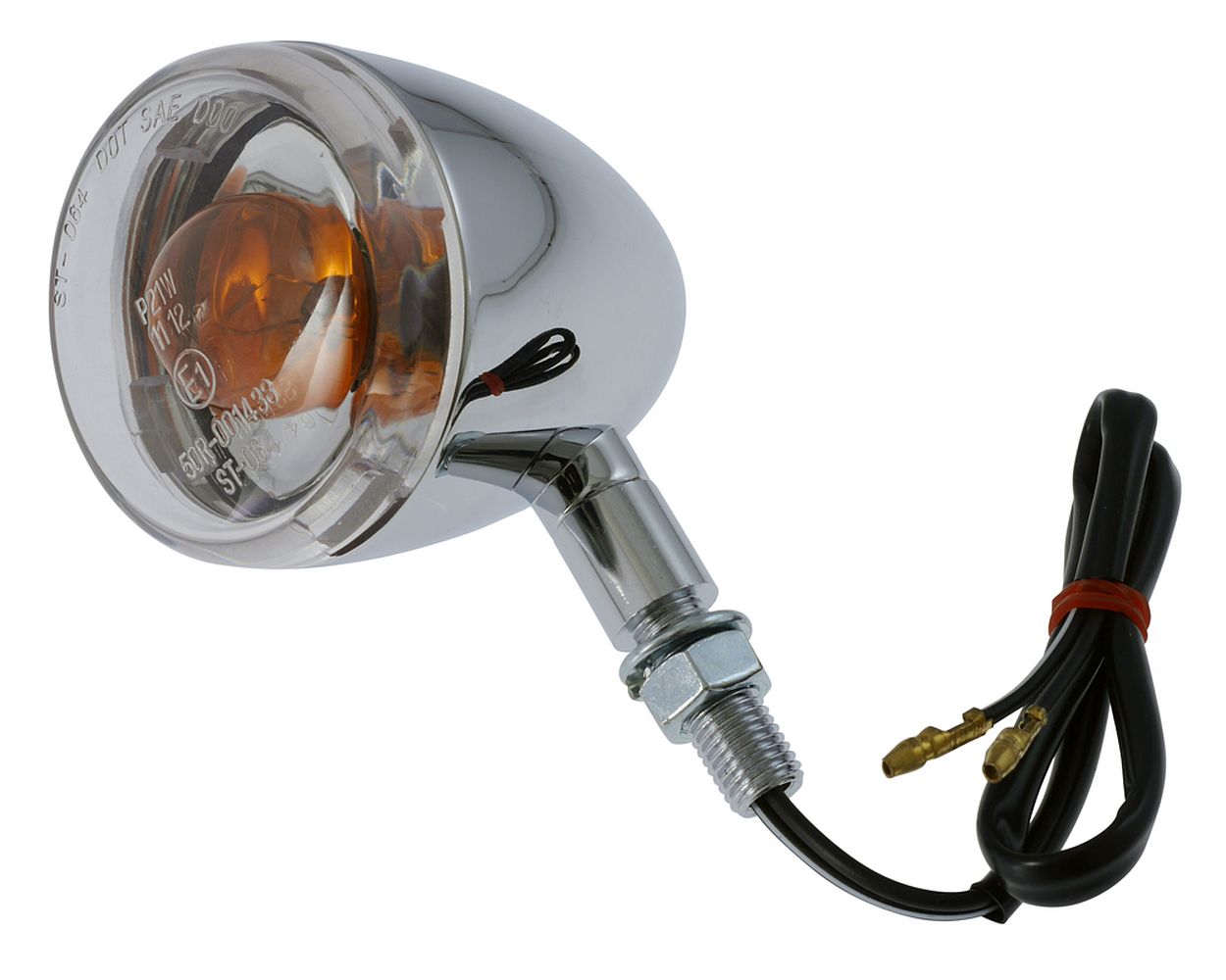 Blinker chrom, mit Gewinde, Motorrad, Chopper