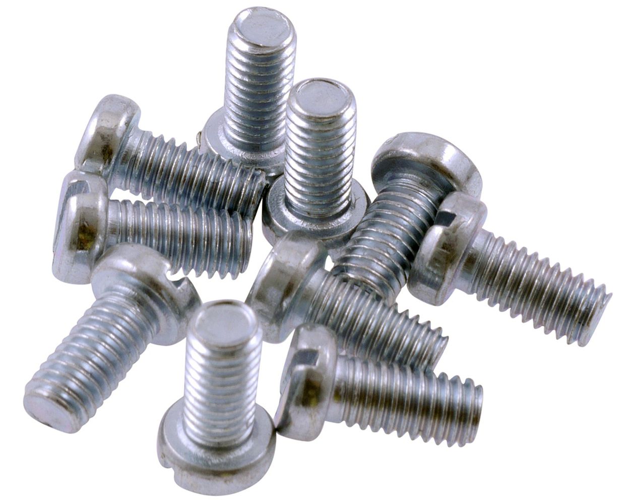 Schraube metrisch M6x12 mm 10 Stück / Schlitzschraube