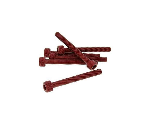 Schraubensatz 6 Stück Sechskant Alu - M5 45mm