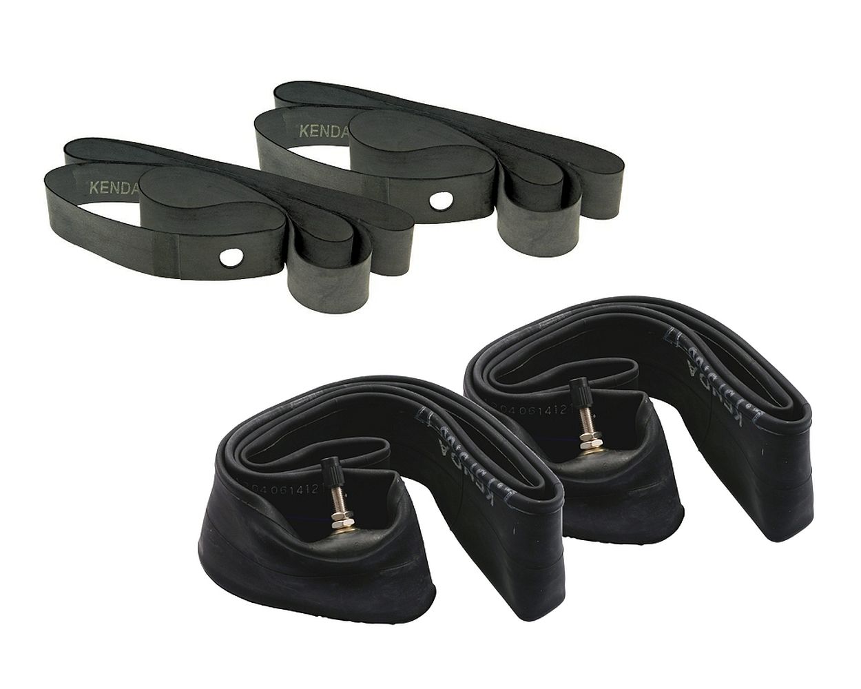 Reifenschlauch Set 2.75x17 Zoll 2x Felgenband Satz Paar Hercules, Puch, Set Kit Mofa Moped Mokick
