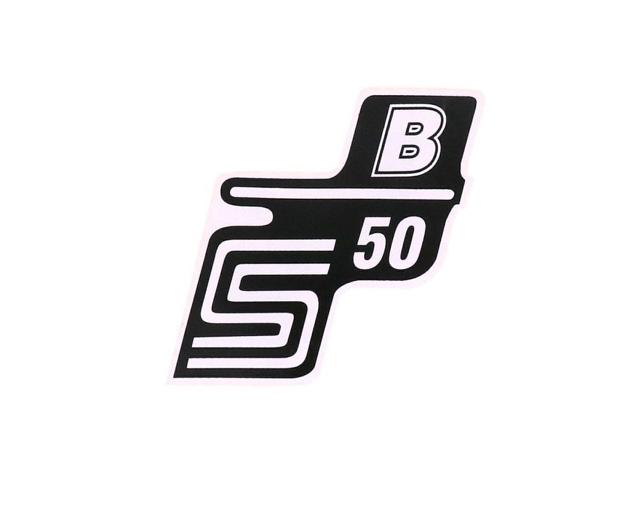 Schriftzug S50 B 2EXTREME weiß