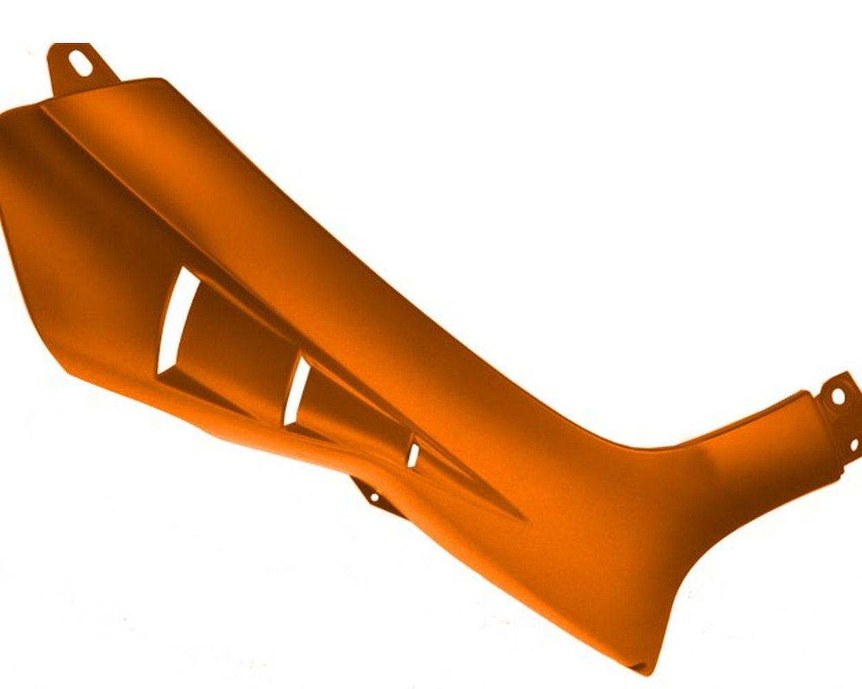 Unterbodenverkleidung rechts orange-matt