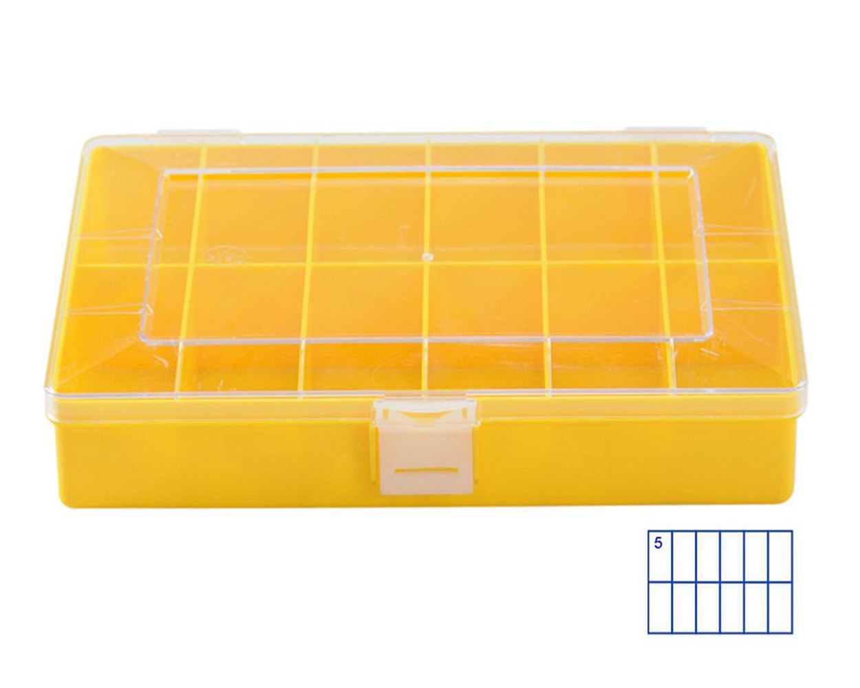 Sortierkasten HÜNERSDORFF, Compact 170x250x46 mm 12 Fächer, universal