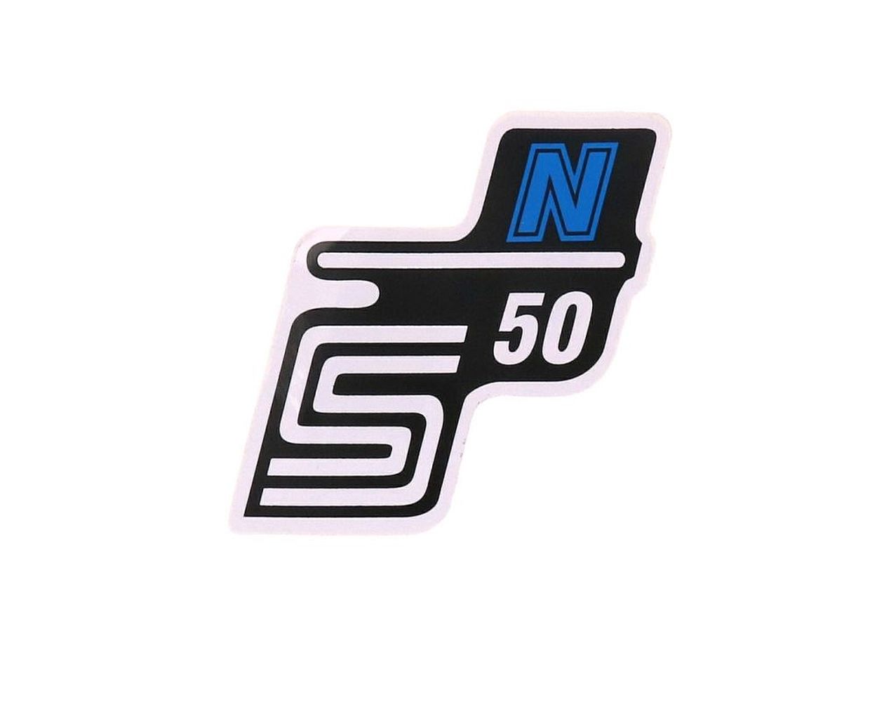 Schriftzug S50 N 2EXTREME blau