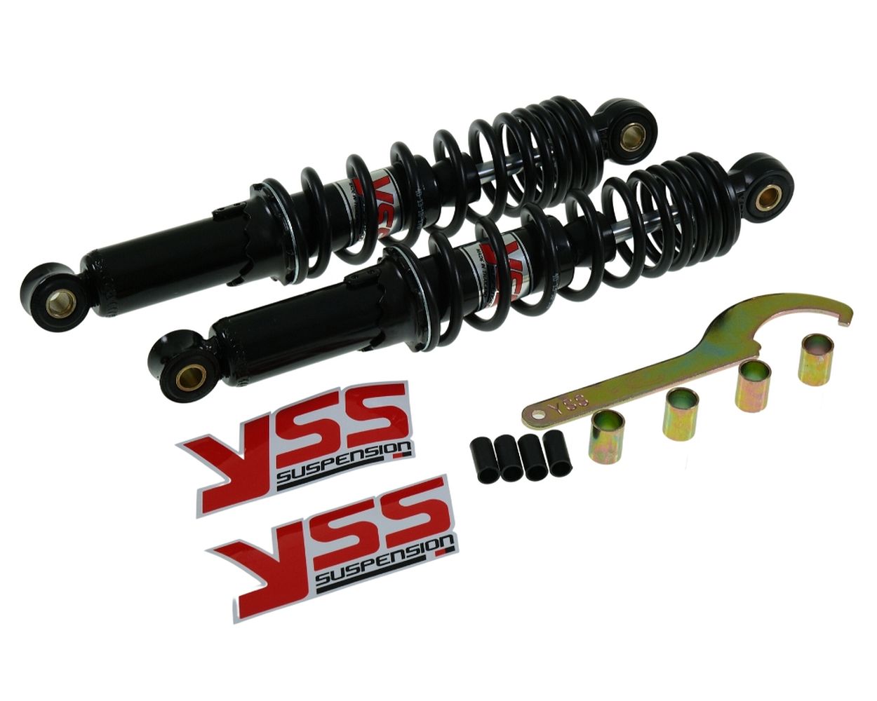 Stoßdämpfer / Federbein Set YSS Twin PRO-X 300 mm Simson KR51, KR51/1, KR51/1F /1K / 1S / 2E / 2L / 2N / F Moped 2-Takt