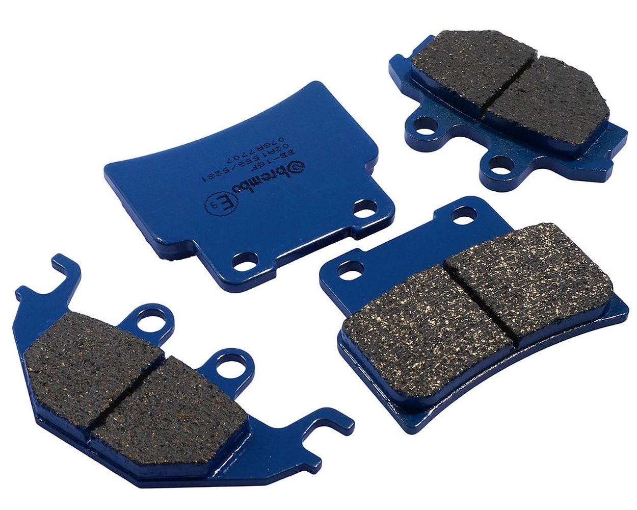 Bremsbeläge / Bremsklötze BREMBO 07GR5209 + 07GR7707 Carbon Keramik ABE