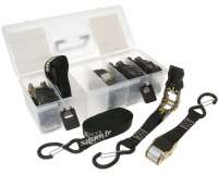 Spanngurte 6 Stück mit Aufbewahrungsbox