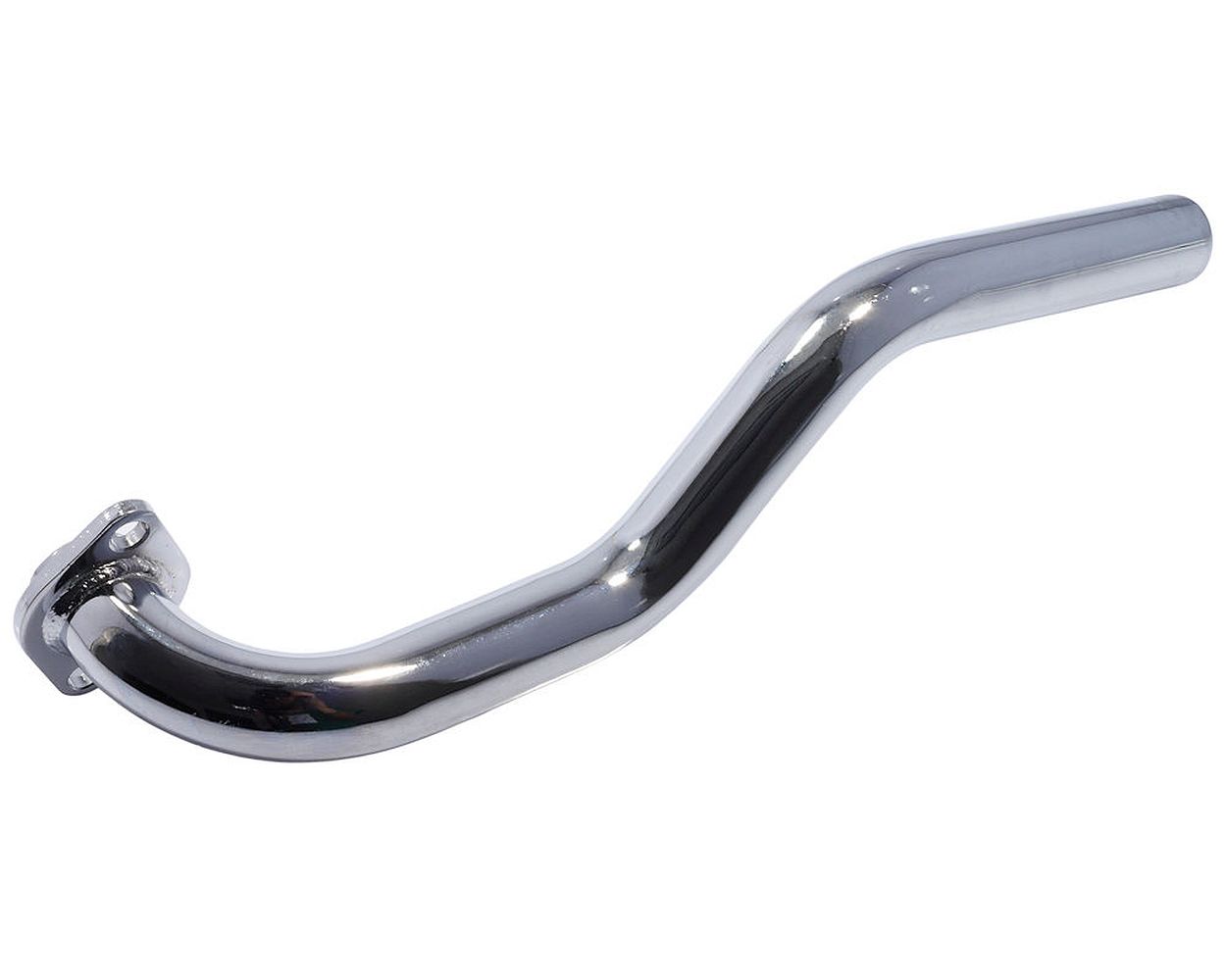 Auspuffkrümmer P3 Tuning mit Flanschanschluss Chrom 28 mm Anschluss Hercules / Sachs 504 505 Mofa, Optima