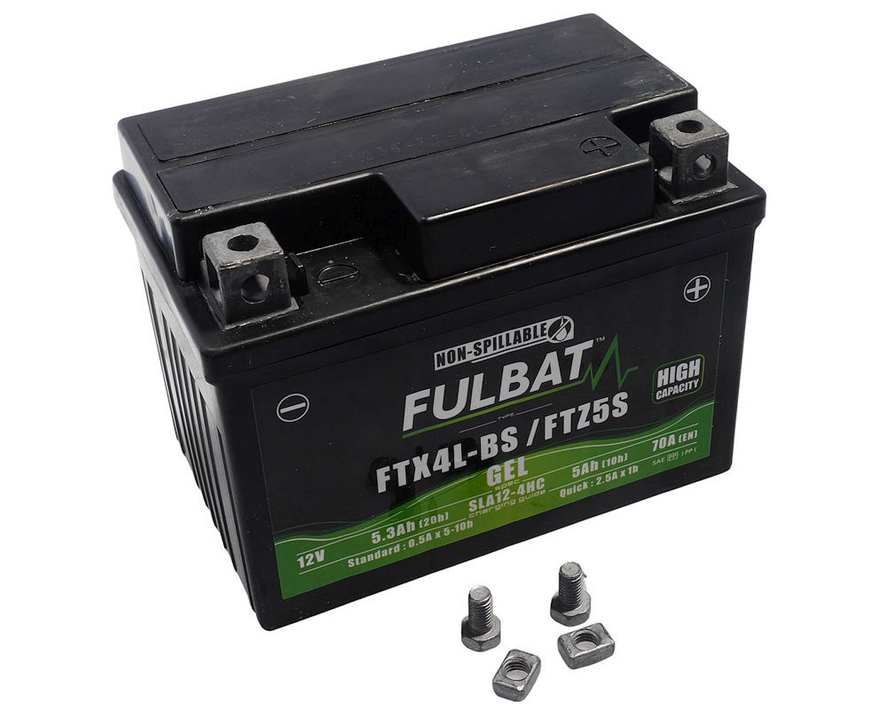 Batterie 12 V 5, 3 Ah FULBAT Gel High Power FTX4L / FTZ5S SLA