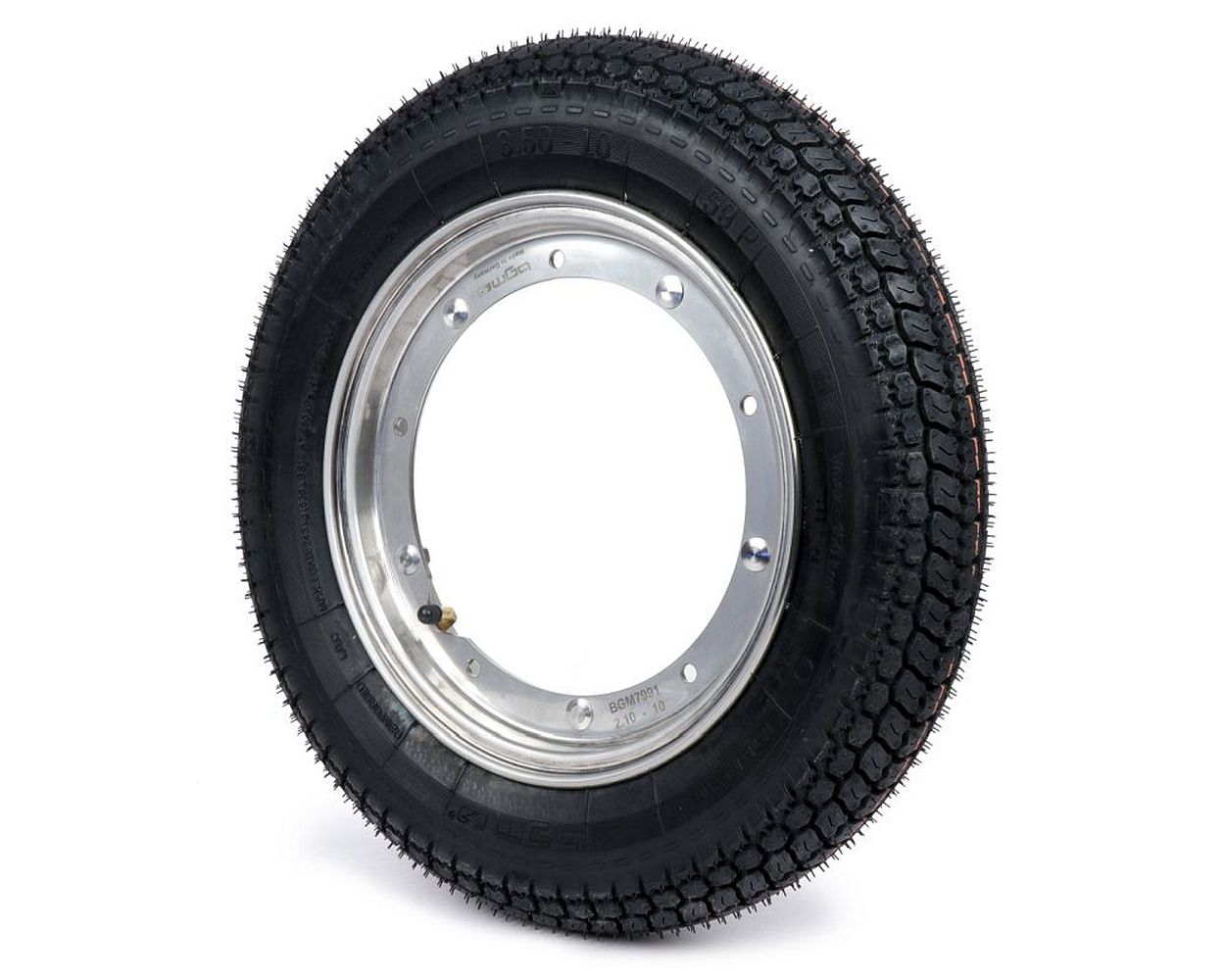 Komplettrad BGM Classic, Edelstahl 2.10x10 /3.50x10 TT 59P