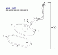  HURRICAN X1 JL50QT-4 4T AC Scheinwerfer für Baotian BT49QT-7