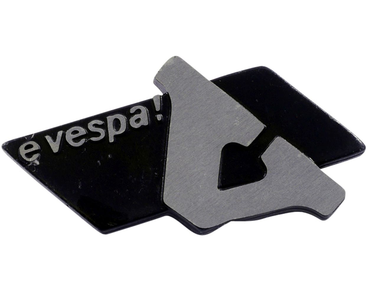 Schriftzug eVespa!, Gepäckfach Aluminium