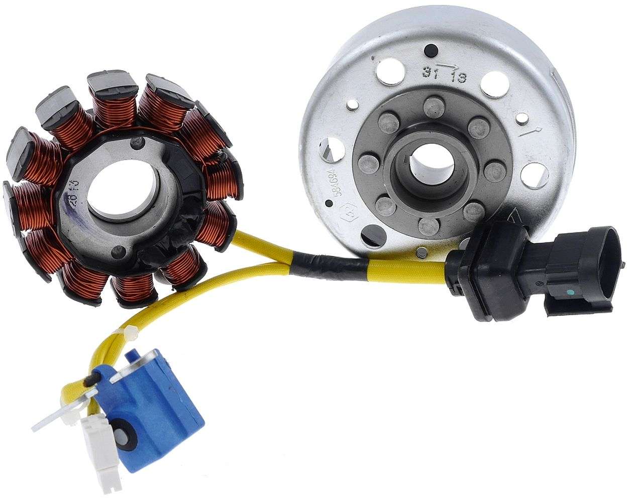Cyclingcolors Lichtmaschine Stator Für Piaggio Roller - Kompatibel Mit X7, X8, X9, Liberty Und Anderen Modellen