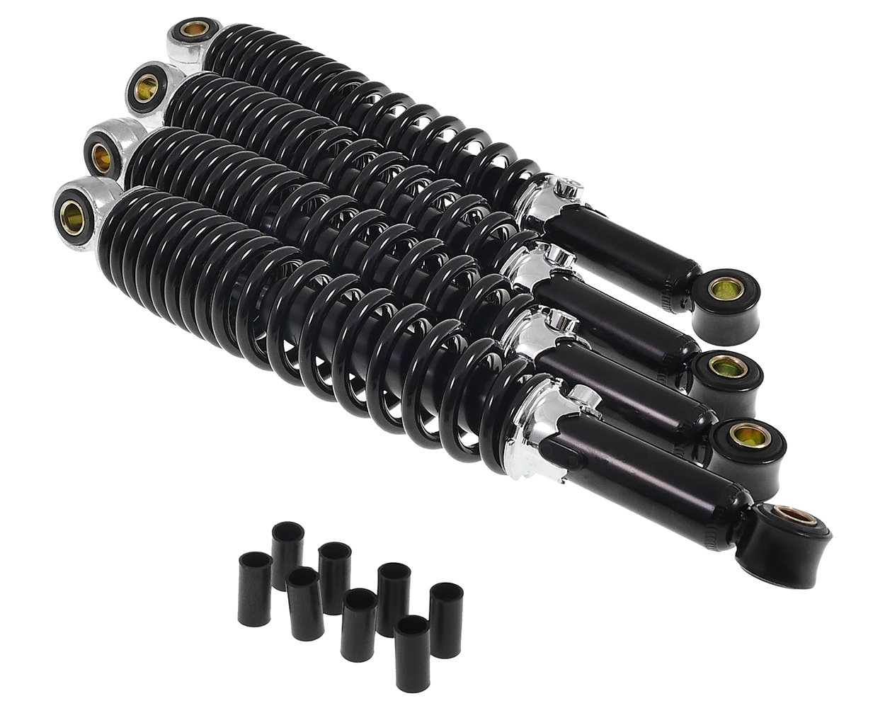 Stoßdämpfer / Federbein Set (4 Stück) 310 mm M8 / M10 schwarz