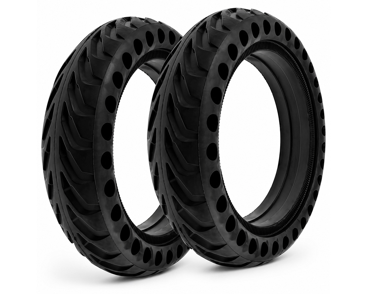 2x E Scooter Reifen, 8,5 Zoll Vollgummi, 8 1/2 Vollgummireifen, 50/75-6.1 Ersatzreifen kompatibel für Xiaomi Pro 2 / M365 / M365 Pro / 1S / 3/3 Lite/E