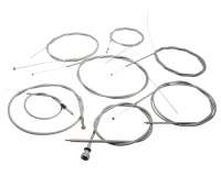 Seilzugkit mit Tachowelle komplett PTFE UNI AUTO kompatibel für Vespa PX 125 150 200, P80 E, P80 X, LML Star Set Satz