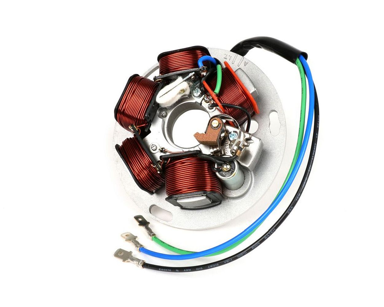 Grundplatte, Lichtmaschine Ersatz 3 Kabel für ohne Batterie mit Blinker BGM