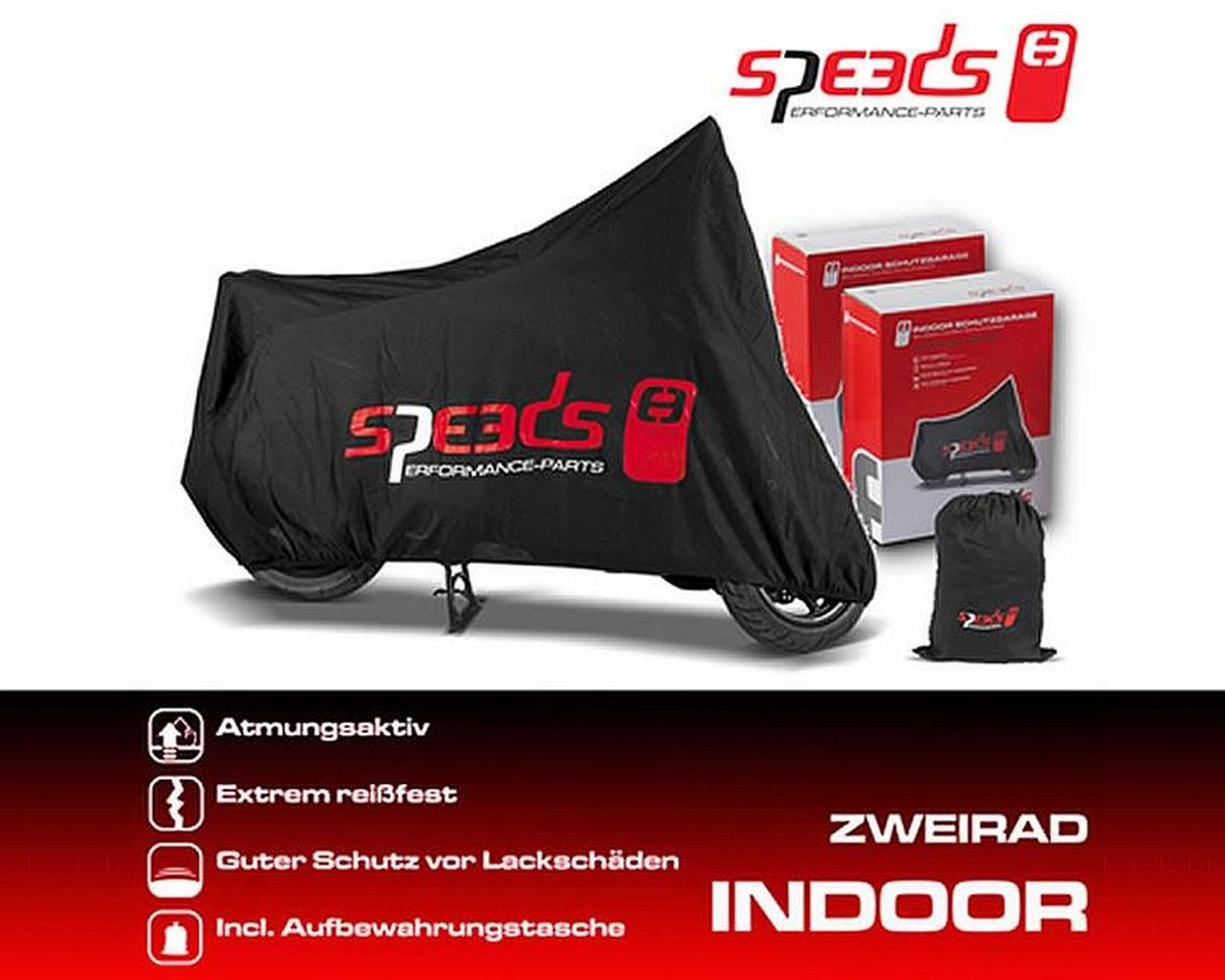 Zweiradgarage Speeds Indoor Größe XXL - 274x108x104 cm