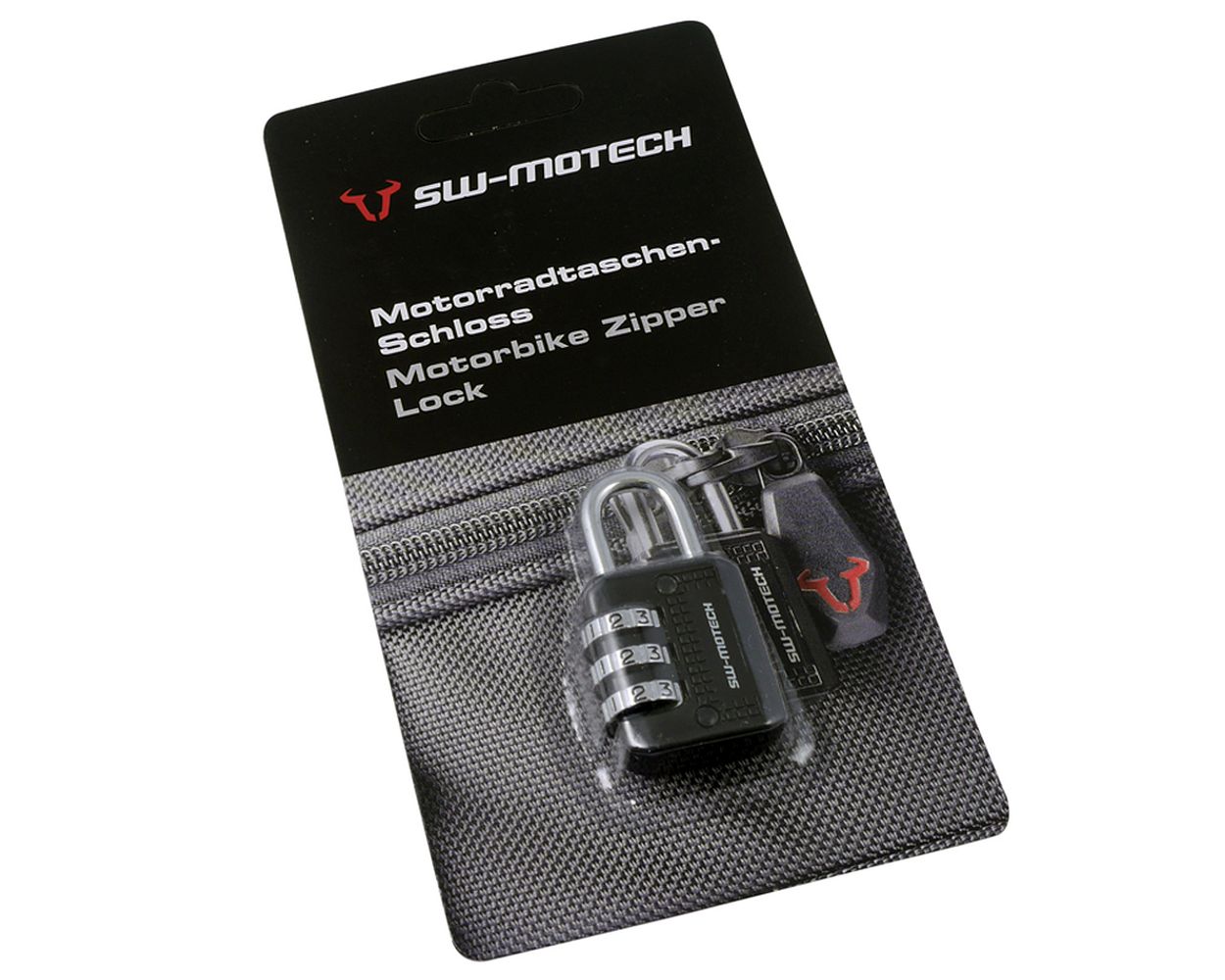 Schloss Motorradtasche von SW Motech schwarz, mit Zahlencod
