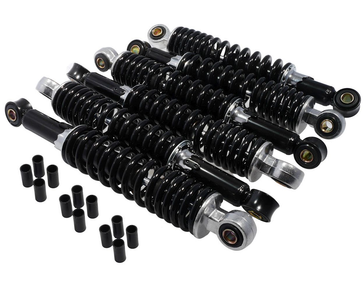 Stoßdämpfer Tieferlegung SET 2EXTREME 2x260 mm / 4x280 mm schwarz vorne hinten Simson DUO
