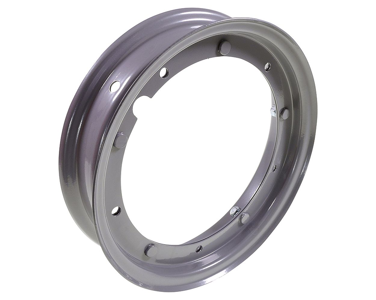 Felge offen 2.10-10 RMS grau für 3.00/3.50-10 Reifen kompatibel für Vespa Classic PK, PX, ET3, Primavera, Rally