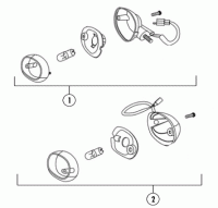  Venus 50 4T AC Blinker hinten für Baotian BT49Qt-11