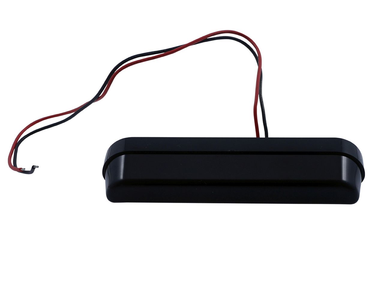 Kennzeichenbeleuchtung LED Motorrad, Quad, Roller, ABS schwarz, lang, 110x20 mm
