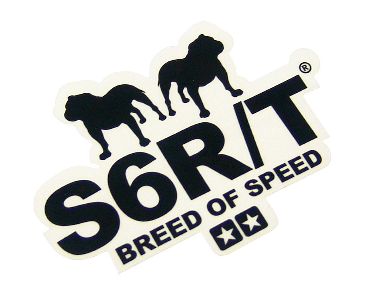Aufkleber STAGE6 R/T transparent Breed of Speed 91x65 mm