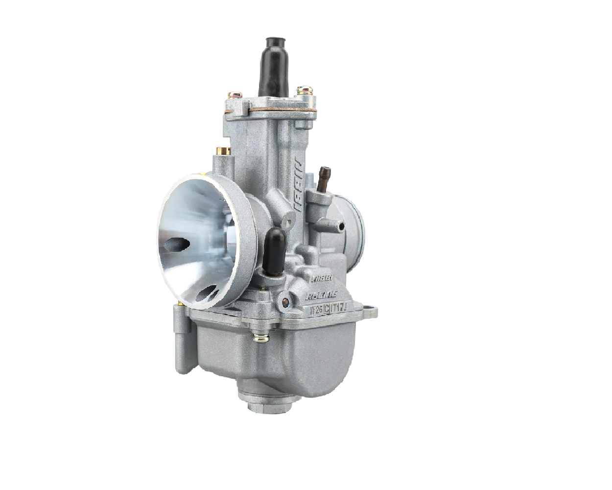 Vergaser NIBBI RACING PWK 28 mm SP Silver Line für Roller, Maxiroller 2-Takt, Schaltmoped, Mofa, Quad