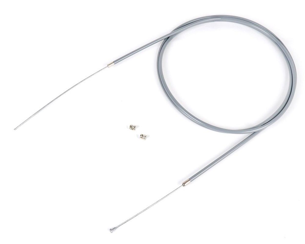 Kupplungs- Schaltzug 1,9 mm x 2500 mm, Innenhülle PE, Außenhülle 2200 mm grau, Nippel 8x8 mm BGM