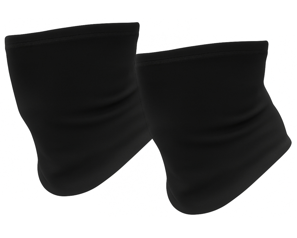 2x Halswärmer / Schlauchschal / Halstuch VANEZ schwarz