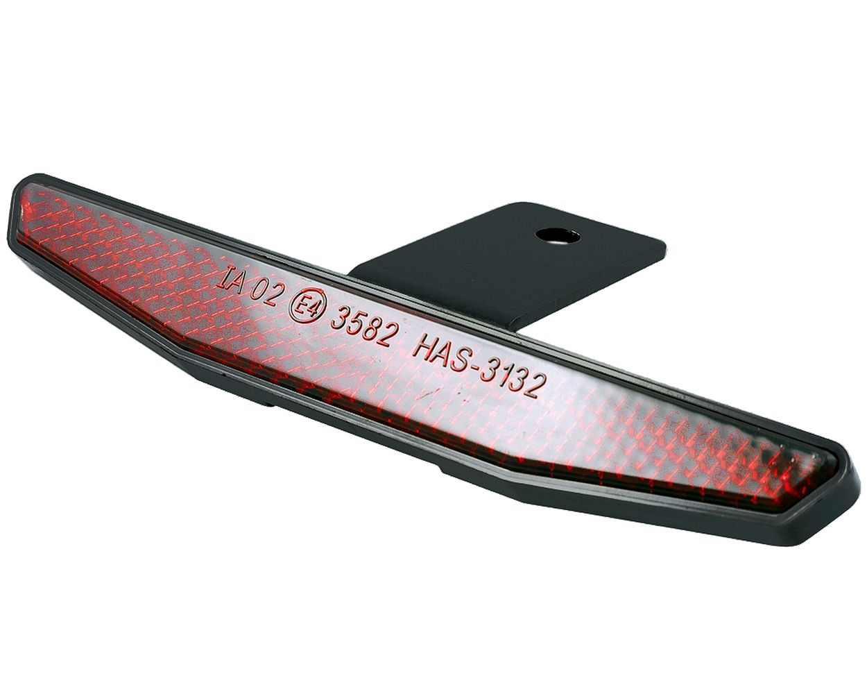 Reflektor Stripe rechteckig rot 102,5 x 15,3mm E-geprüft mit Halter,  11,69 €