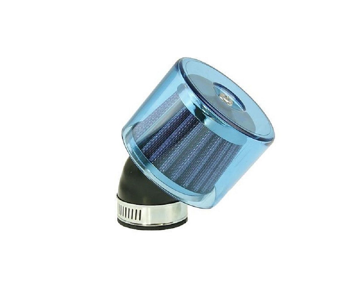 Sportluftfilter STREETLIGHTS Air-System 45 Grad 35-38 mm blau Roller, Mofa, Moped