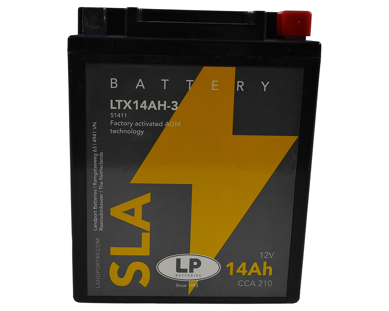 Batterie LANDPORT LTX14 AH-3 12 V 14 Ah, 134x89x166 mm