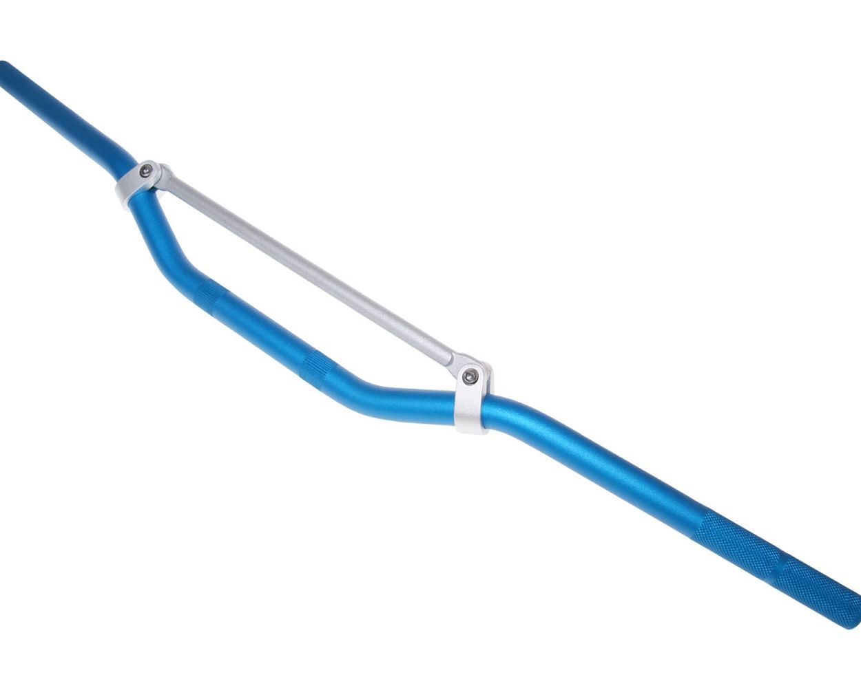 Lenker Motocross Aluminium mit Strebe blau 22 mm - 810 mm