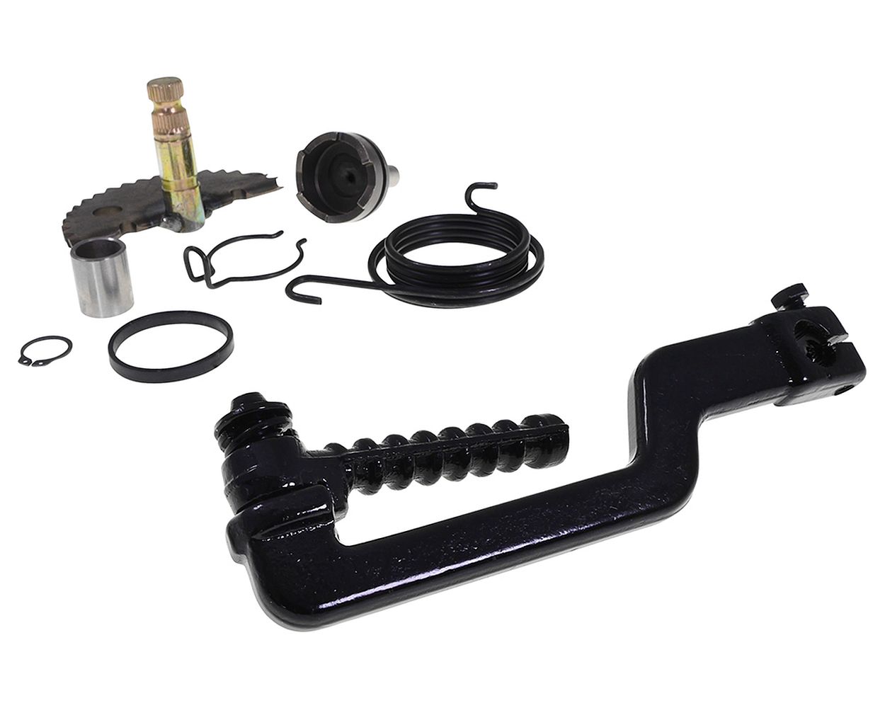 Kickstarter Reparaturset 2EXTREME für GY6 4-Takt 50 ccm 139QMB China, Kickstarterwelle, Ritzel, Feder, Kickstarter, Roller, Mofa