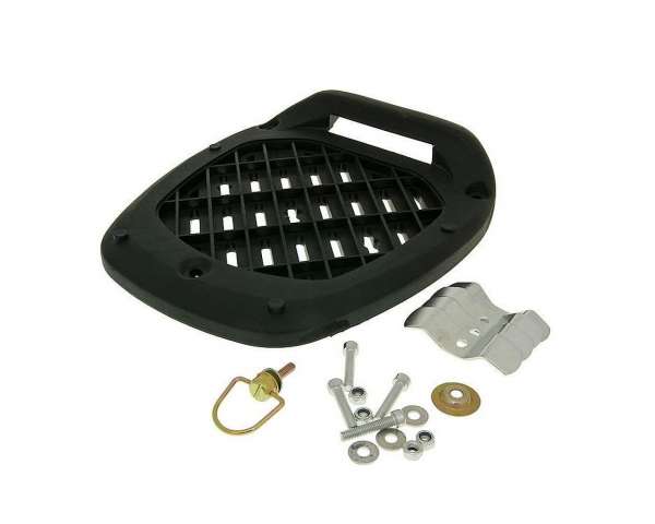 ROME Topcase Koffer 28L Schwarz - Motorrad Gepäckträger Koffer