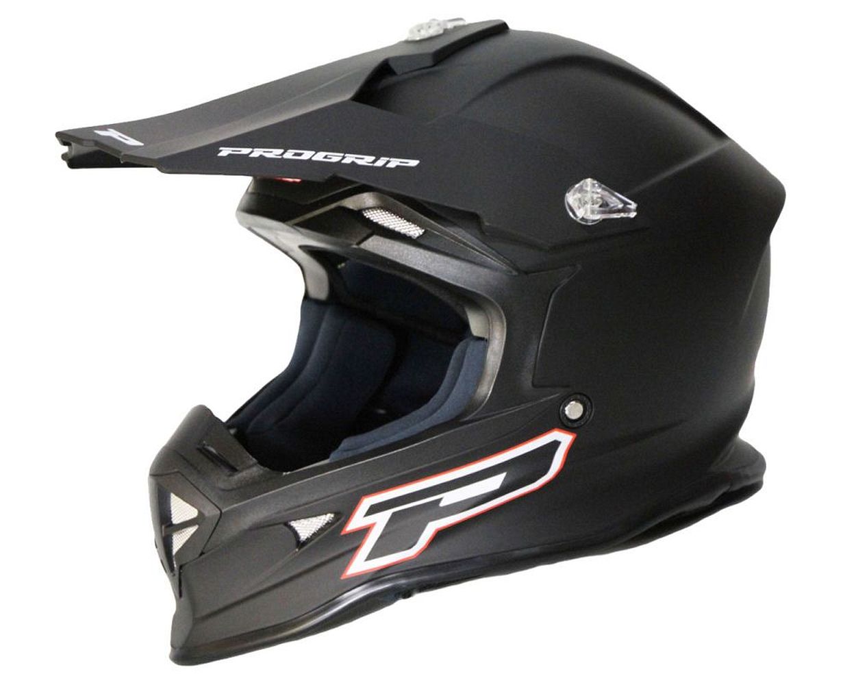 MX Helm PROGRIP 3190 MATT schwarz Größe XL (61-62)