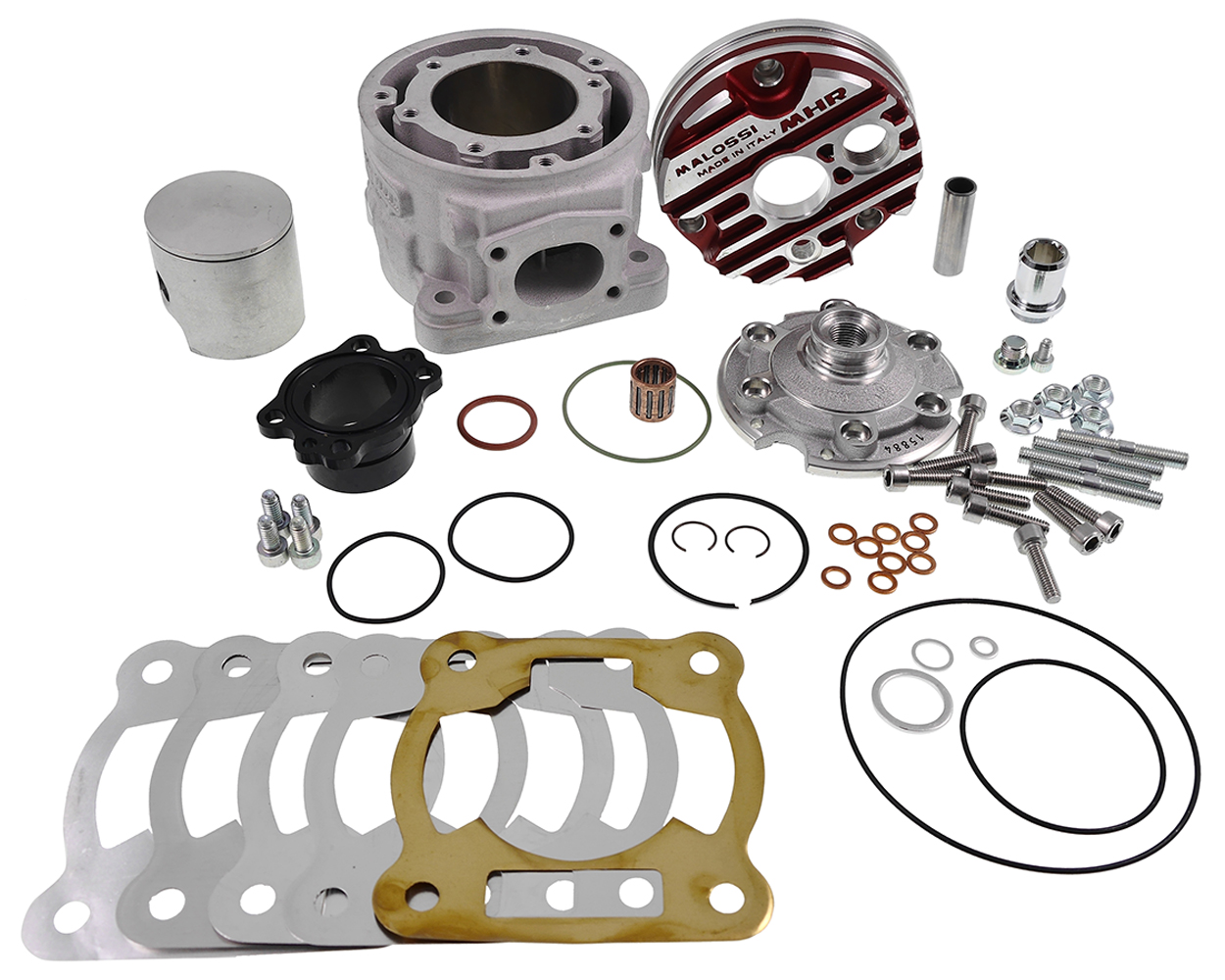 Zylinder Malossi MHR Testa Rossa 94 ccm Flange Mount Piaggo LC