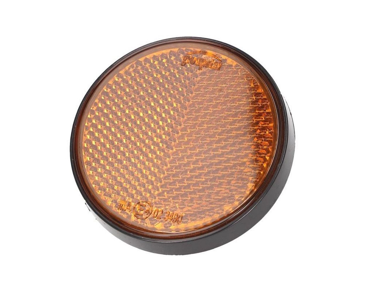 Reflektor rund 55 mm orange schraubbar