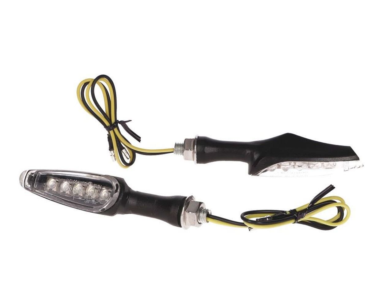 Blinker Set M8 LED schwarz