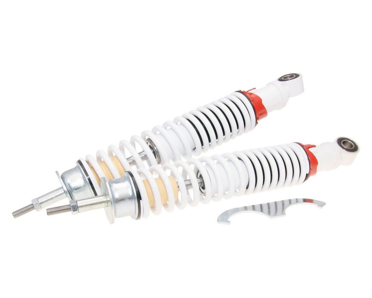 Stoßdämpfer Set hinten Carbone Sport 320 mm weiß